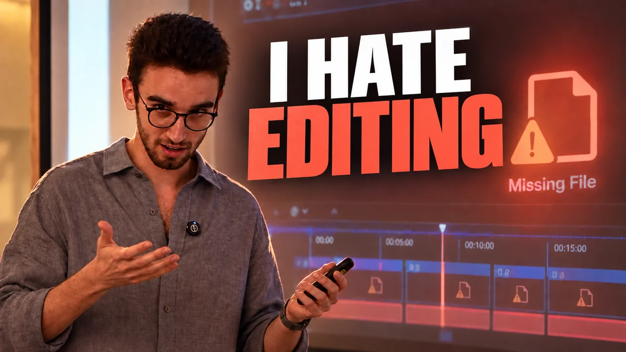 Cover: I hate editing
