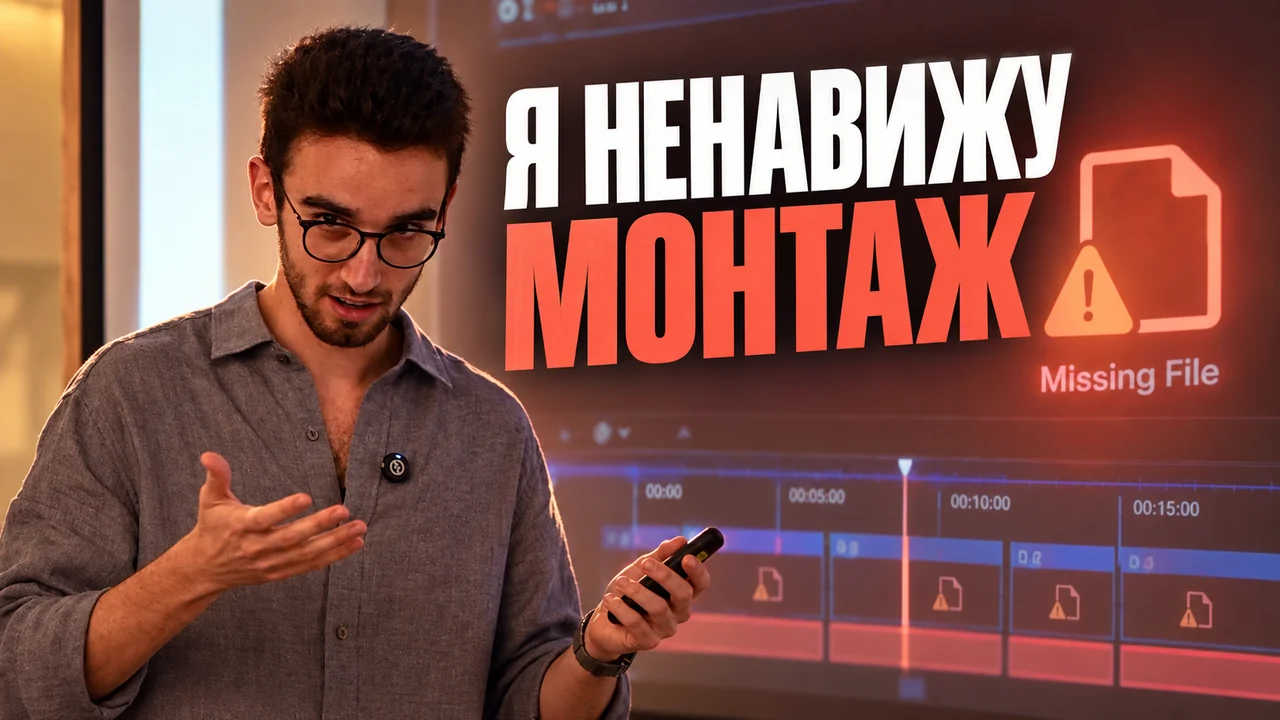 Обложка: Я ненавижу монтаж